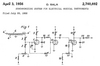 Mixturtrautonium: Schaltplan aus dem Patent, 1952