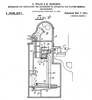 Welte-Mignon-Vorsetzer: Schnittzeichnung aus dem Patent, 1904